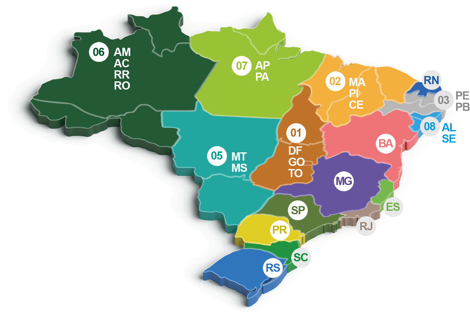 Mapa do Brasil
